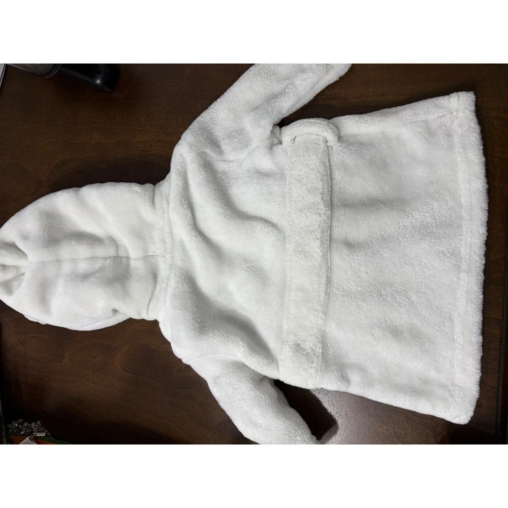 Disney Baby | Winnie the Pooh Plush Hooded Robe | 3-6M || Cream|
